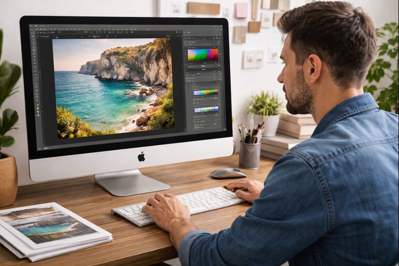 O ajuste das imagens é fundamental para um impressão fine art de qualidade